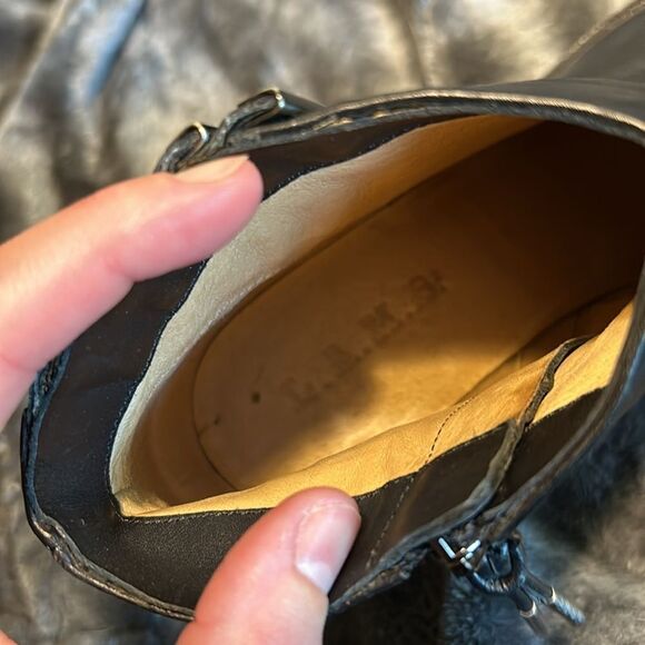 L.A.M.B. TODD leather BOOTS size 9 - Picture 8 of 8